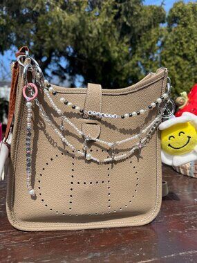 Balance Beaded Bag Charm